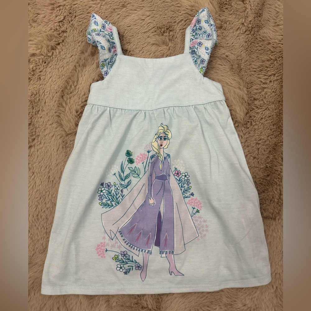 Elsa pajama dress 2y like brand new